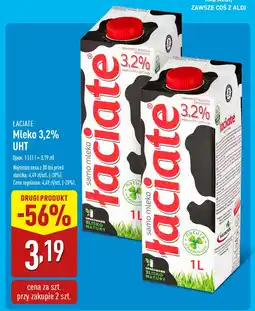 ALDI Mleko 3.2% UHT Łaciate oferta