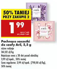 Biedronka Pachnące saszetki do szafy Aril oferta