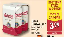 ALDI Piwo Budweiser oferta