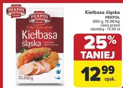 Carrefour Kiełbasa śląska PEKPOL 650g oferta