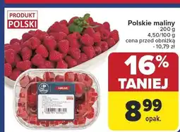 Carrefour Maliny polskie 200g Carrefour oferta