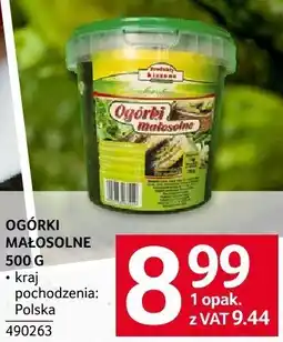 Selgros Ogórki małosolne 500g Selgros oferta