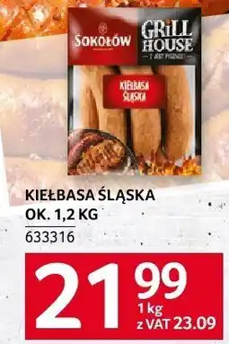 Selgros Kiełbasa śląska ok. 1.2 kg Selgros oferta