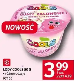 Selgros Lody cools 50 g Selgros oferta