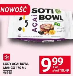 Selgros Lody acai bowl mango 170 ml Selgros oferta