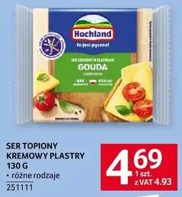 Selgros Ser topiony kremowy plastry 130 g Hochland oferta