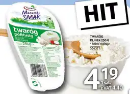 Selgros Twaróg półtłusty 250 g różne rodzaje Mazurski Smak oferta