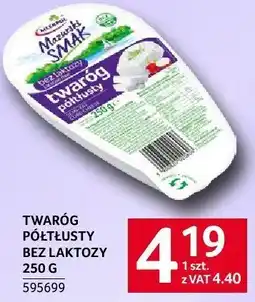 Selgros Twaróg półtłusty bez laktozy 250 g Mlekovita oferta