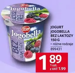 Selgros Jogurt Jogobella bez laktozy 150 g różne rodzaje Zott oferta