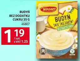 Selgros Budyń bez dodatku cukru 35g Winiary oferta