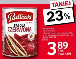 Selgros Fasola czerwona Pudliszki 400g oferta