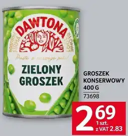 Selgros Groszek konserwowy Dawtona 400g oferta