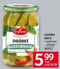 Selgros Ogórki kaszubskie Urbanek 680g oferta