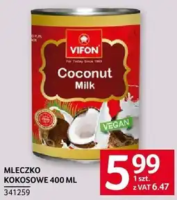 Selgros Mleczko kokosowe 400ml Vifon oferta