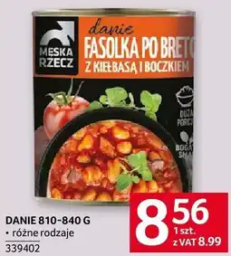 Selgros Danie fasolka po bretońsku z kiełbasą i boczkiem 810-840g Męska Rzecz oferta