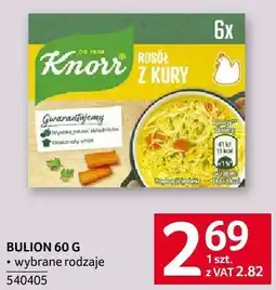 Selgros Bulion 60g Knorr oferta