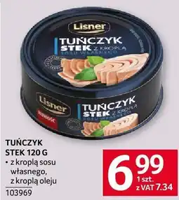 Selgros Tuńczyk stek Lisner 120g oferta