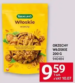 Selgros Orzechy włoskie 200g Bakalland oferta
