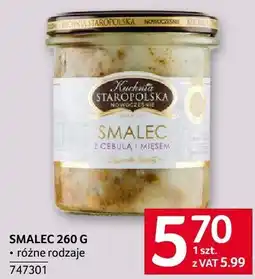 Selgros Smalec Staropolska 260g oferta
