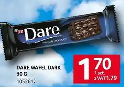 Selgros Dare wafel dark 50g oferta