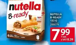 Selgros Nutella b-ready 132g oferta