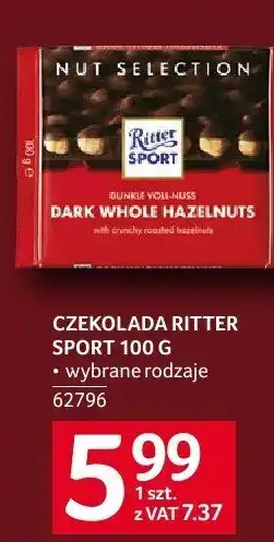 Selgros Czekolada ritter sport 100g oferta