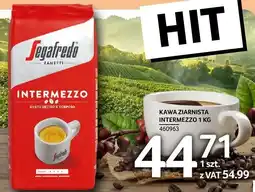 Selgros Kawa ziarnista intermezzo 1kg Segafredo oferta
