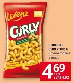 Selgros Chrupki curly 100g oferta