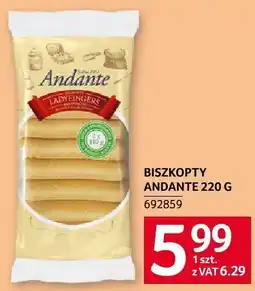 Selgros Biszkopty andante 220g oferta