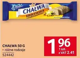 Selgros Chałwa królewska o smaku waniliowym 50g E. Wedel oferta