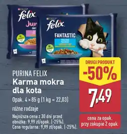 ALDI Purina felix karma mokra dla kota oferta