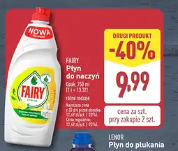 ALDI Fairy płyn do naczyń oferta