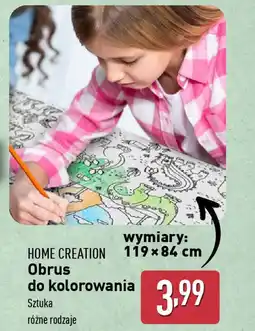 ALDI Home creation obrus do kolorowania oferta