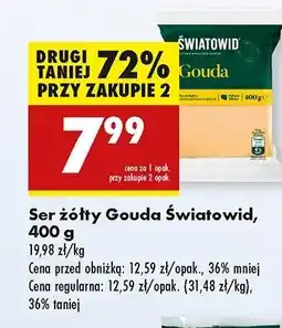 Biedronka Ser gouda Światowid oferta
