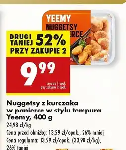 Biedronka Nuggetsy w panierce Yeemy oferta