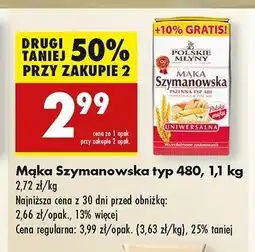 Biedronka Mąka szymanowska uniwersalna Polskie młyny oferta