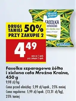 Biedronka Fasolka szparagowa zielona Mroźna kraina oferta