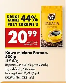 Biedronka Kawa Parana oferta