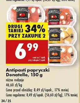 Biedronka Papryczki jalapeno nadziewane serkiem Donatello antipasti oferta