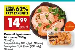Biedronka Krewetki białe gotowane Marinero oferta