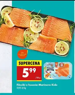 Biedronka Fileciki z łososia Marinero kids oferta