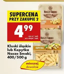 Biedronka Kopytka Nasze smaki oferta