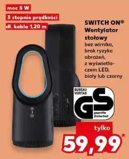 Kaufland SWITCH ON Wentylator stołowy oferta