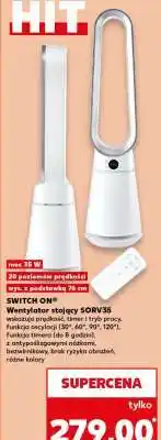 Kaufland SWITCH ON Wentylator stojący SORV35 oferta