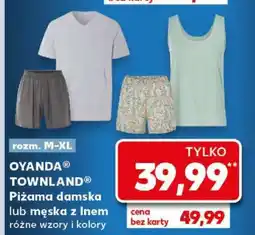 Kaufland OYANDA TOWNLAND Piżama damska lub męska z lnem oferta
