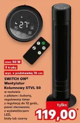 Kaufland SWITCH ON Wentylator Kolumnowy STVL 50 oferta
