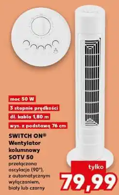 Kaufland SWITCH ON Wentylator kolumnowy SOTV 50 oferta
