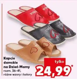 Kaufland Kapcie damskie na Dzień Mamy oferta