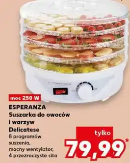 Kaufland ESPERANZA Suszarka do owoców i warzyw oferta