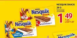 Selgros Nesquik Snack oferta